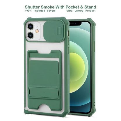 Shutter Smoke With Stand Hard Case For Realme