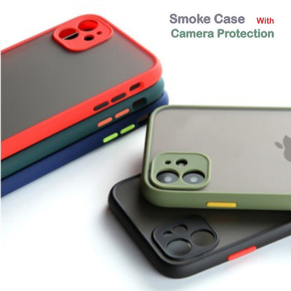 Smoke Camera Protection Hard Protection Case For Iphone