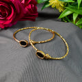 Golden Bangles – Elegant Timeless Design (1 Pair)