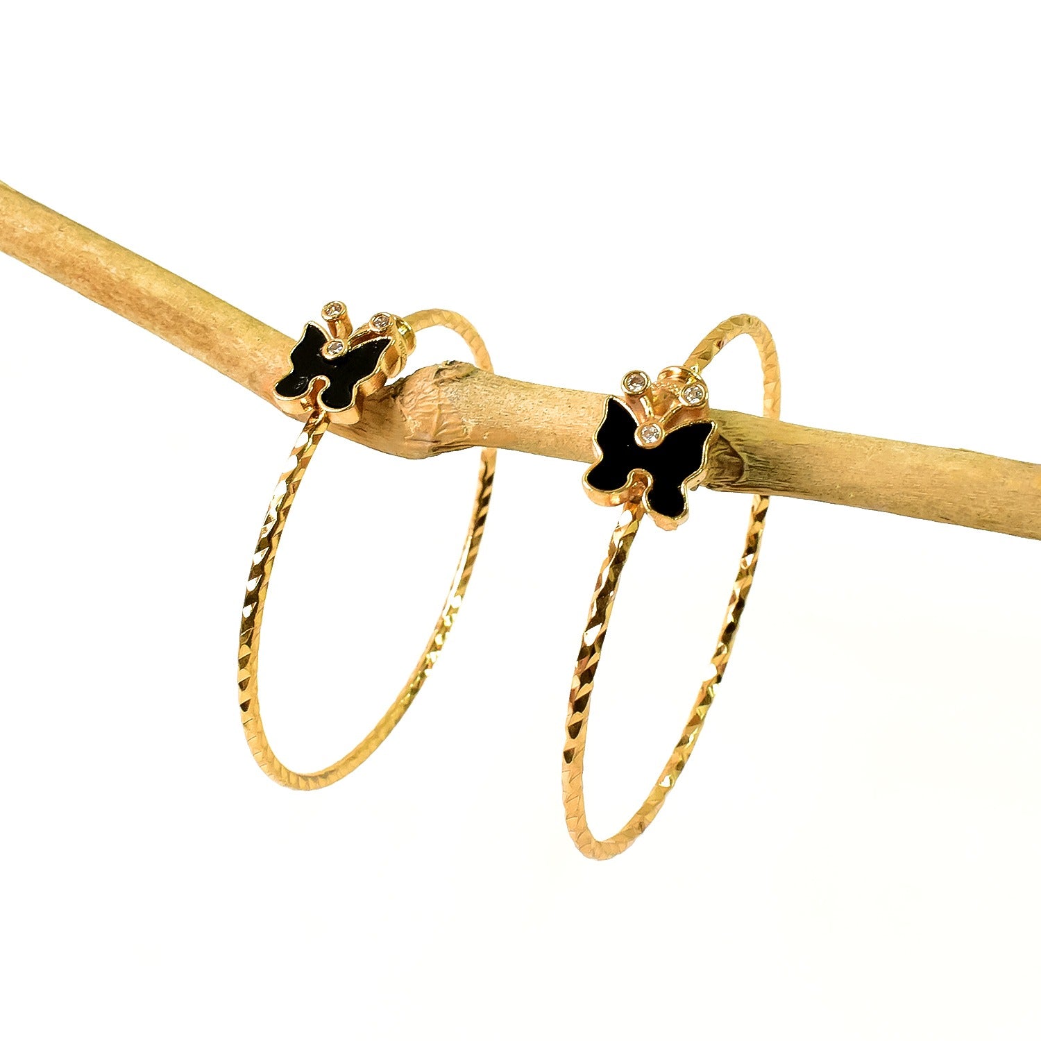 Timeless Golden Bangles (1 Pair)