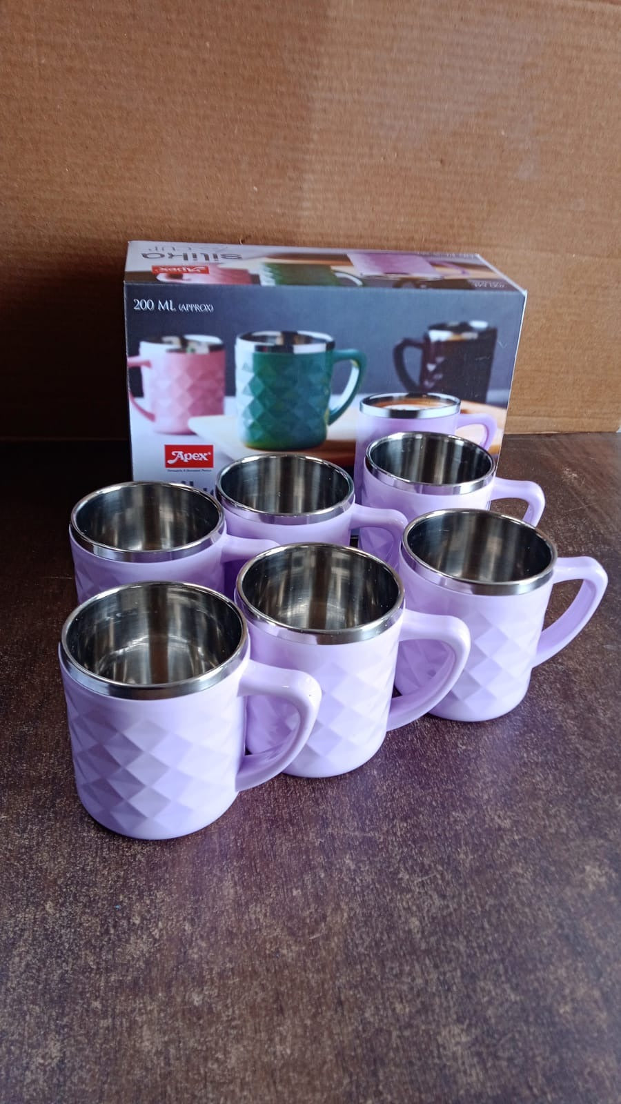 Apex Silika Approx 200 ml Tea Cup (6 Pc)