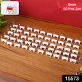 8mm Nail Cable Clips Set – Durable Plastic Wire Holders