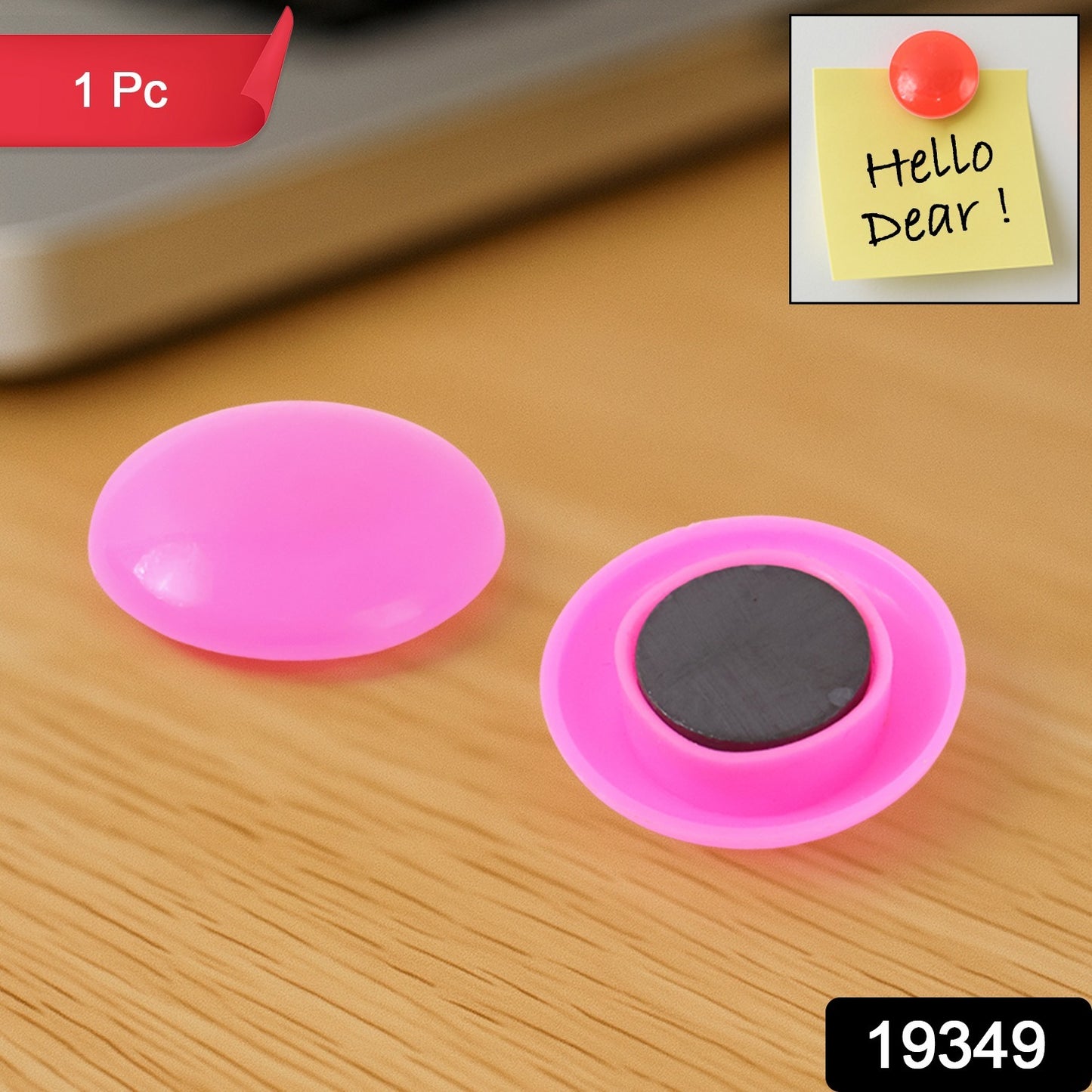 Blush Hold Round Pink Board Magnets