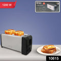 Pop-Up Toaster 1200W – 4-Slice Adjustable Browning Stainless Steel