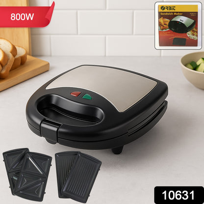 Orbit Sandwich Maker with Interchangeable Plates (800W / 1 Pc)
