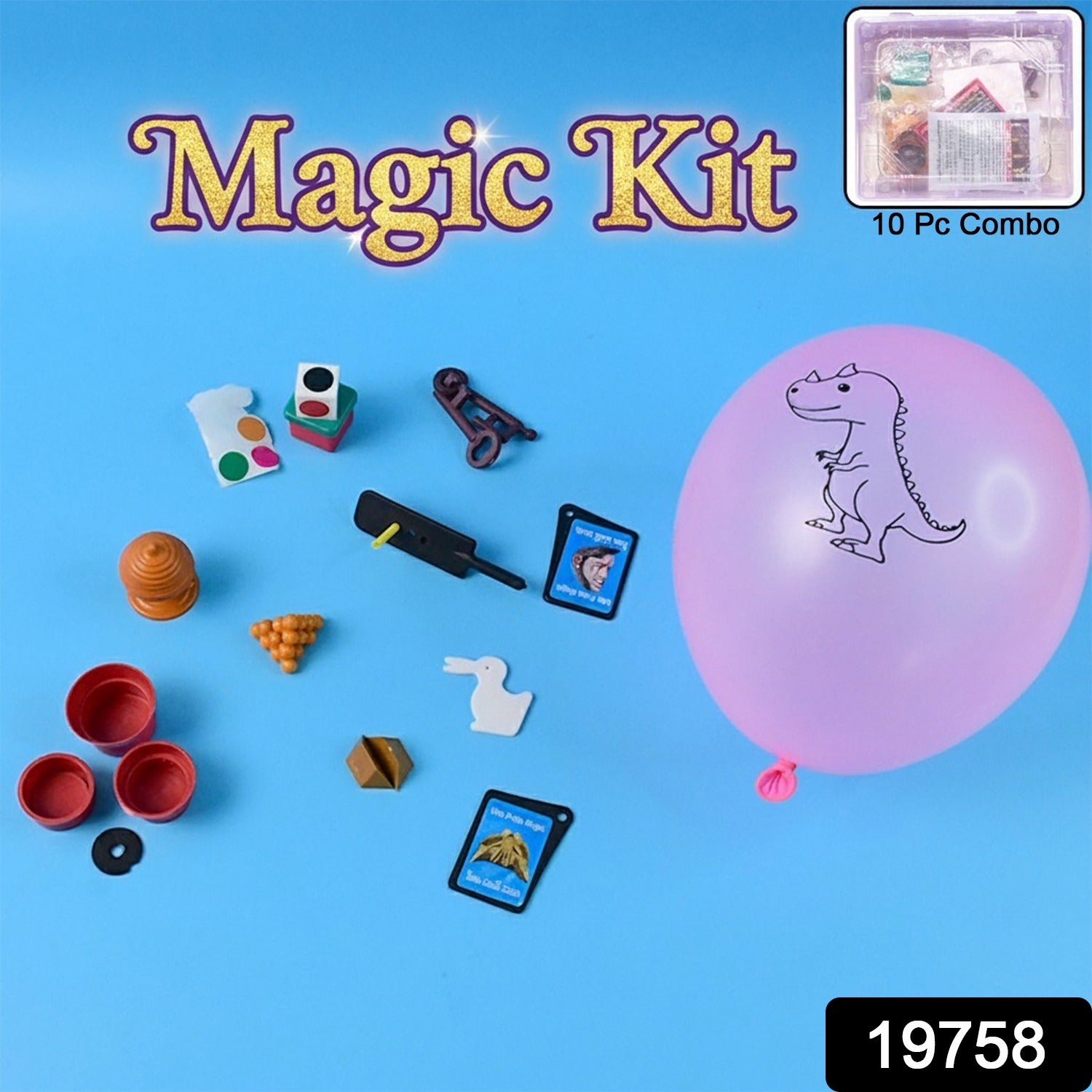 Aditi Kids Magic Kit Toy Set (10 Pc Combo)