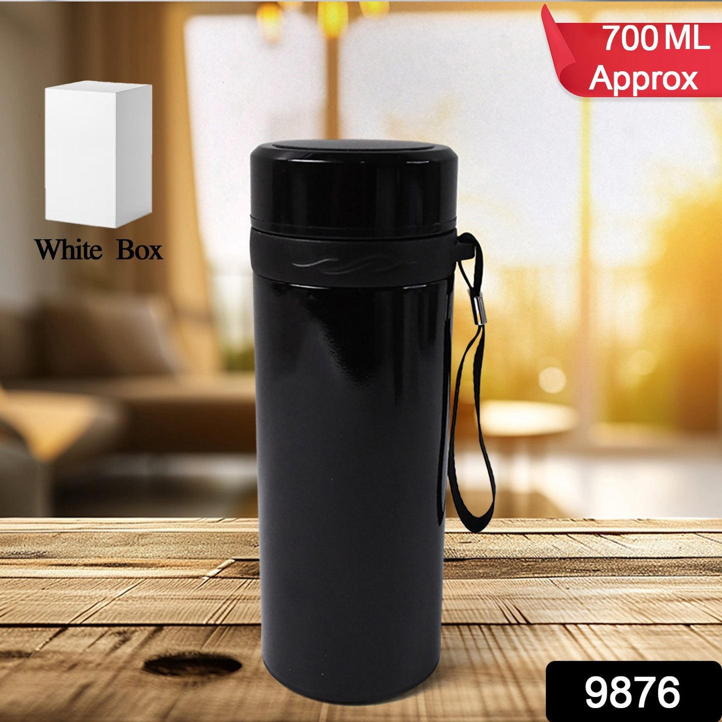 Stainless Steel Vacuum Thermos Flask Bottle (700Ml Approx / 1 Pc)