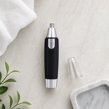 Ear and nose hair trimmer close-up image