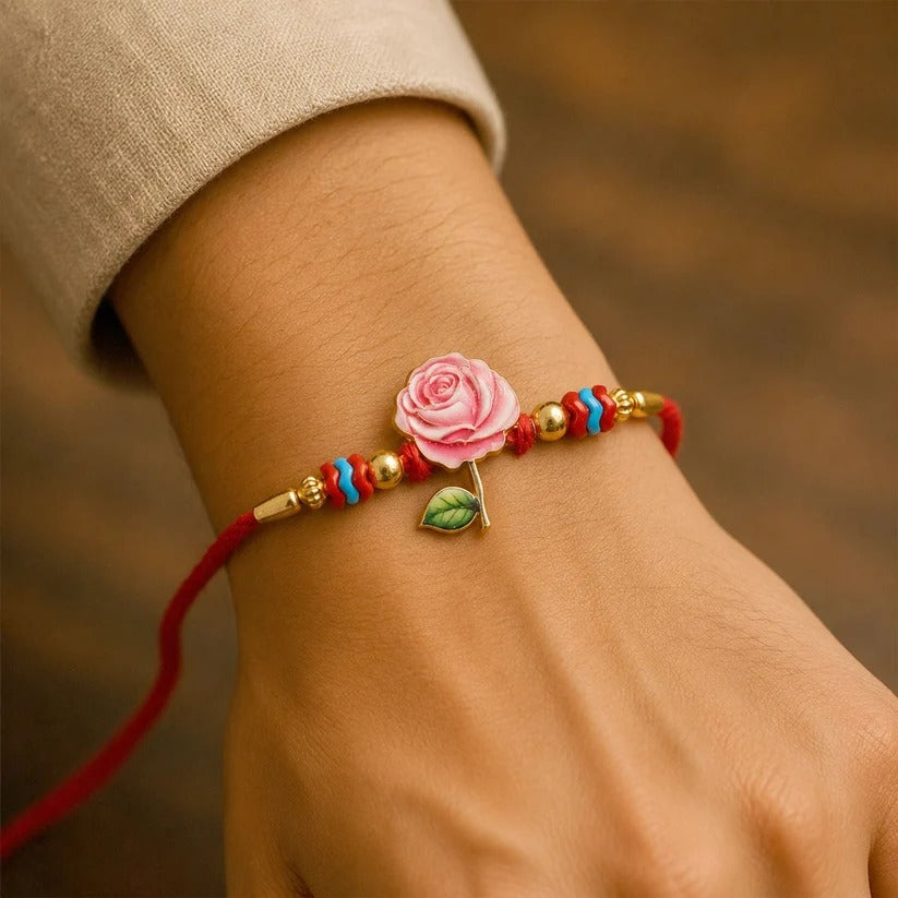 Jagannath Flower Rakhi – Divine Trio Rakhi for Brother