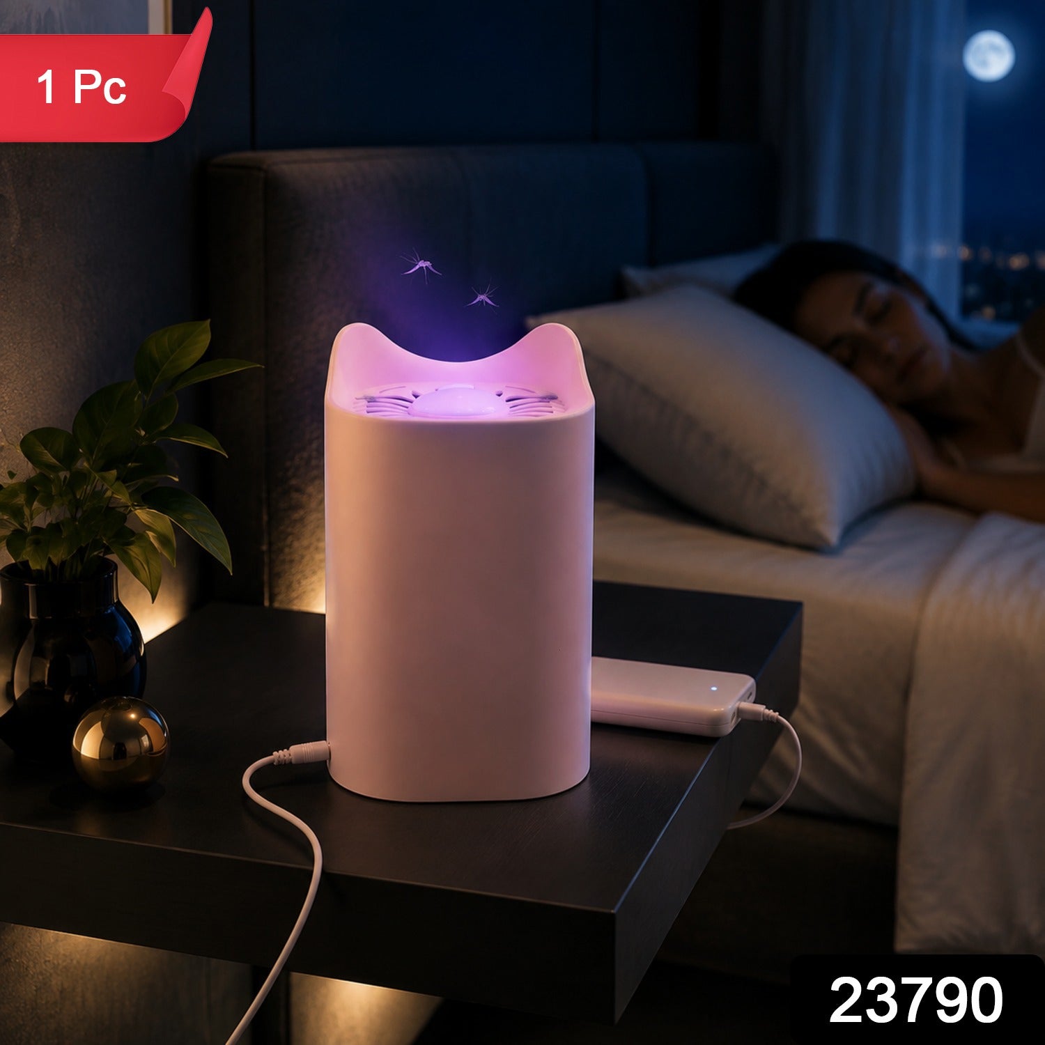 Electric Mosquito Killer Lamp for Home USB Cat Shape Trap (1 Pc)