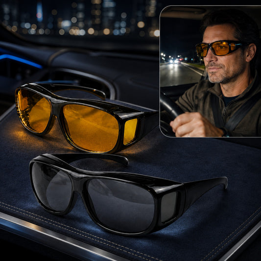 Night Driving Glasses – Anti-Glare Yellow Lens HD Vision | Safora