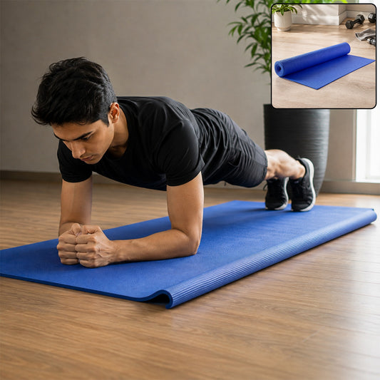 Yoga Mat – Anti-Skid TPE & Portable with Strap | FitFuzion