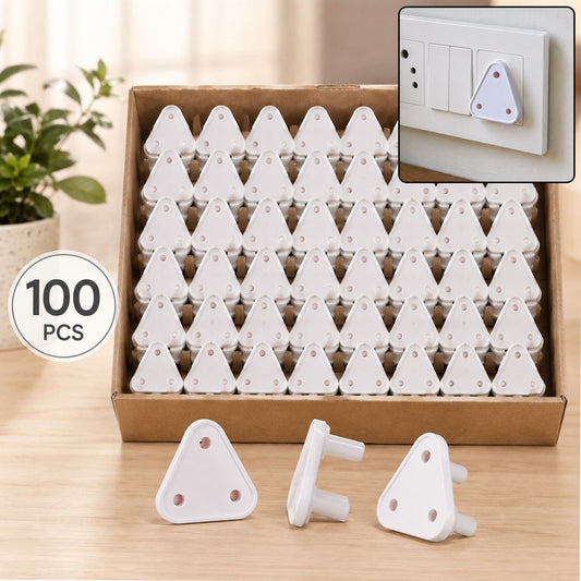 Baby Safety Socket Cover – 100 Pc Outlet Plug Protector | Velva Baby