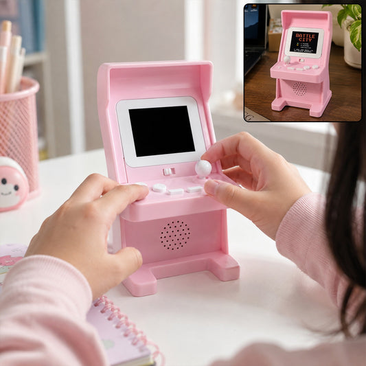 Mini Retro Arcade Console – 120 Classic Games & Joystick Fun
