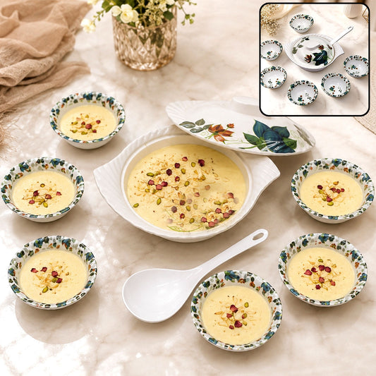 Pudding Serving Set – 9-Piece Cutlery for Desserts | Serve Stellar