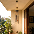 Metal Wind Chime with Om Symbol – Peaceful Spiritual Decor
