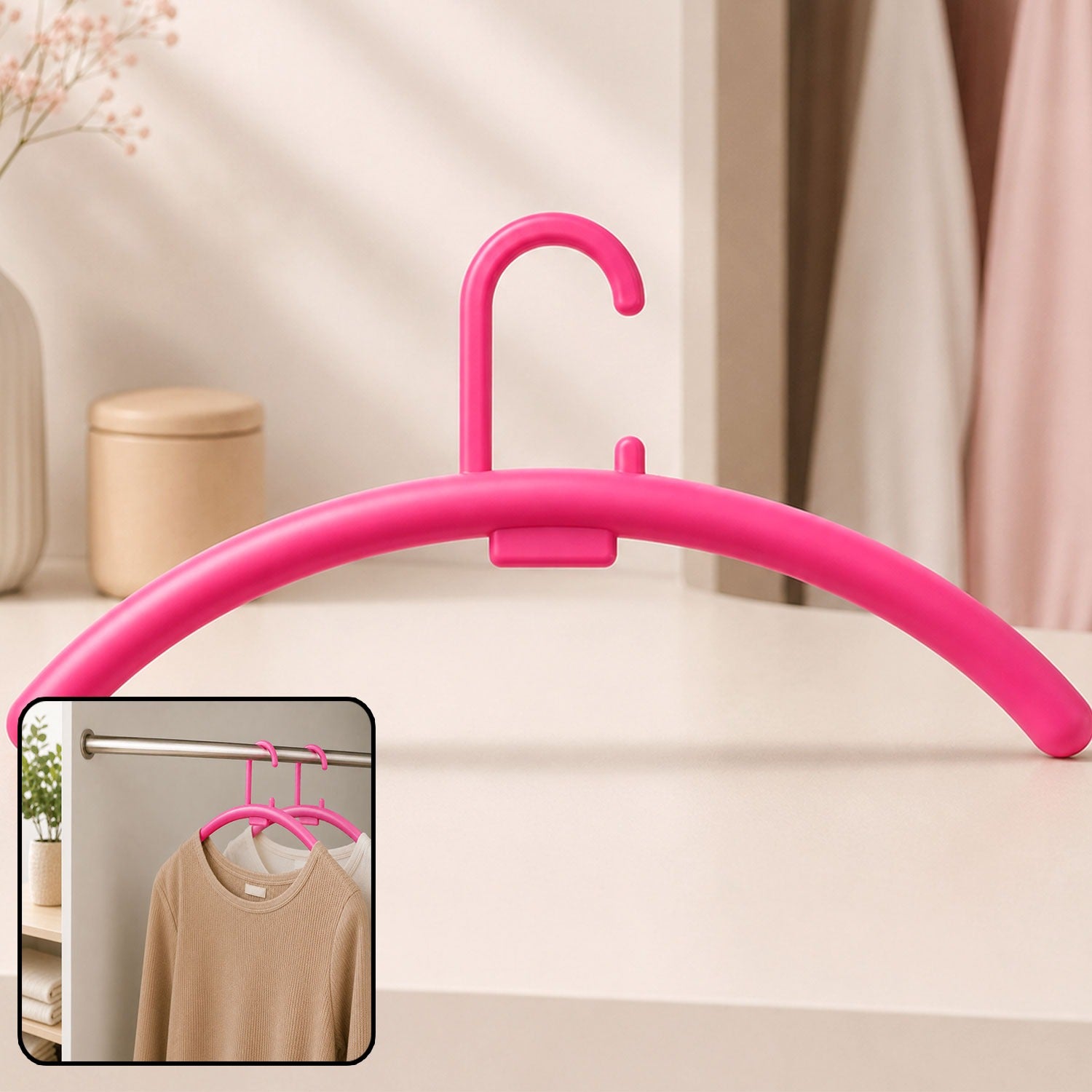Plastic Clothes Hanger – Space-saving & Durable Wardrobe Organizer