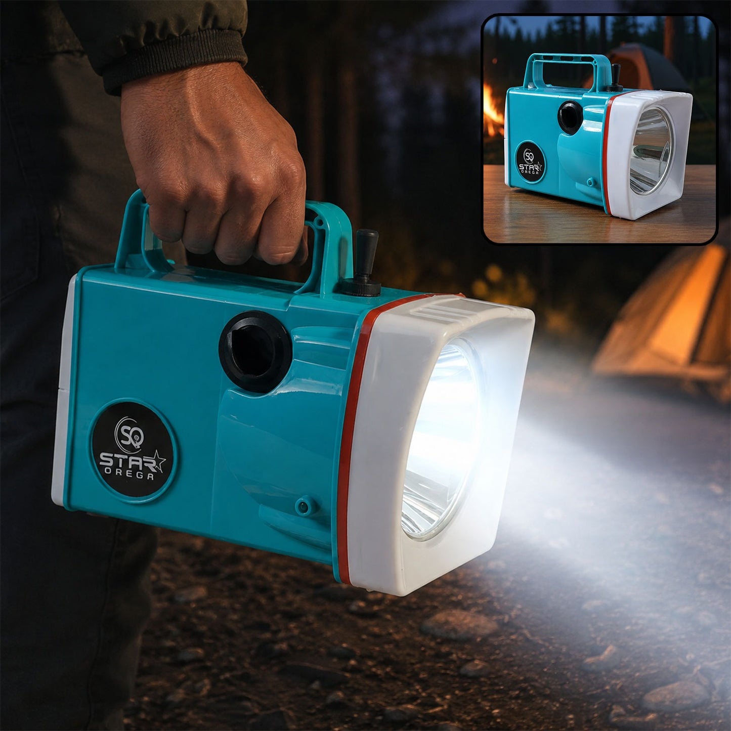 Rechargeable LED Torch – Long-Range, High Brightness & Portable