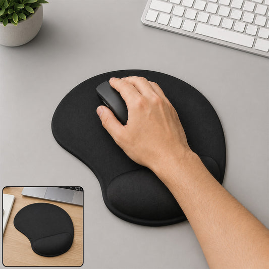 Wrist Support Mouse Pad – Ergonomic Comfort for PC Users | Compshop