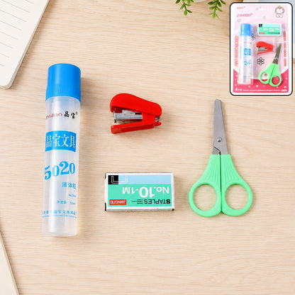 Kids Crafting and Stationery Set – Safe 4-Piece Creative Kit