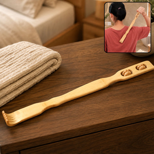 Wooden Back Massager Stick – Effective Muscle & Stress Relief