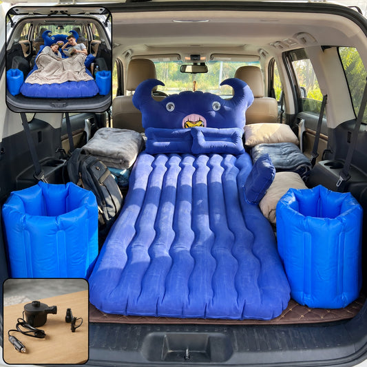 Inflatable Car Air Mattress – Portable & Comfortable for Travel, Car Sofa
