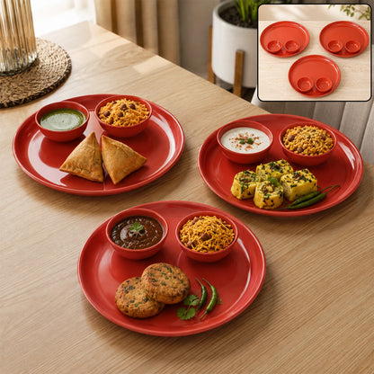 Multipurpose Serving Plate and Bowl Set – Durable & Stylish for Daily Use