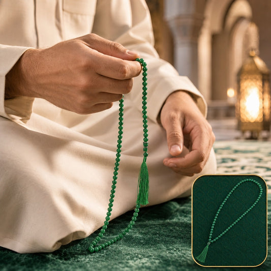 Muslim Prayer Beads – 99-Bead Tasbih for Zikr | Divine Gleam