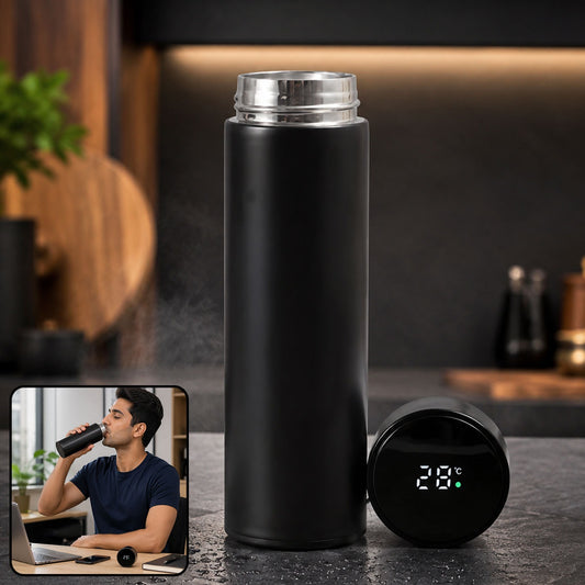 Vacuum Insulated Water Bottle – LED Temp Display 500ML
