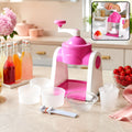 Manual Portable Pink Gola Maker – Hygienic Ice Slush Maker