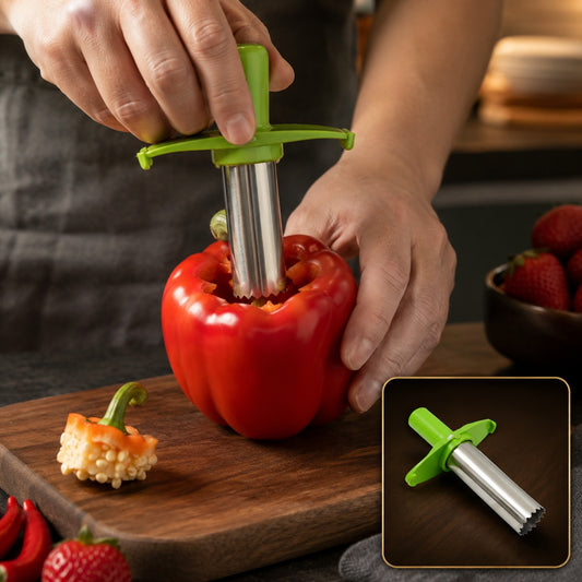 Chili Corer – Stainless Steel Pepper & Strawberry Tool | ToolMate Pro