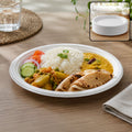 Disposable Round Food Serving Plate – 10 Pc Lightweight Set