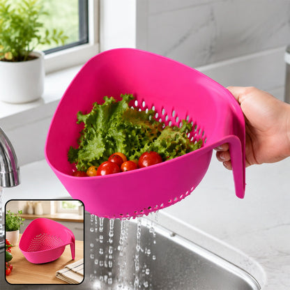 Triangular Kitchen Colander – Ergonomic Handle & Quick Drainage