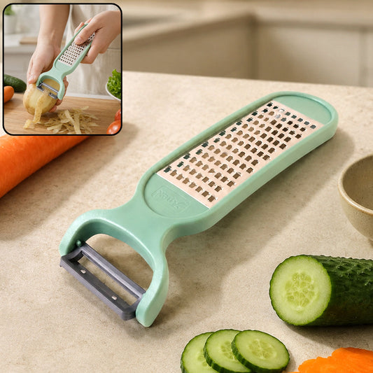 Vegetable Grater – 2-in-1 Peeler & Stainless Steel Cutter