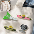 Metal Badge Pin – Stylish Single Piece with Random Design