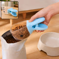 Pet Food Scoop with Bag Clip – Measure Portions & Seal Freshness
