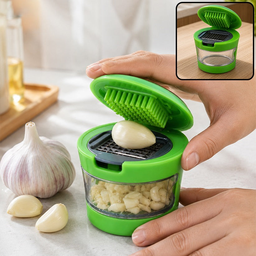 Garlic Crusher – Manual Mincer & Chopper for Kitchen | Quickslice