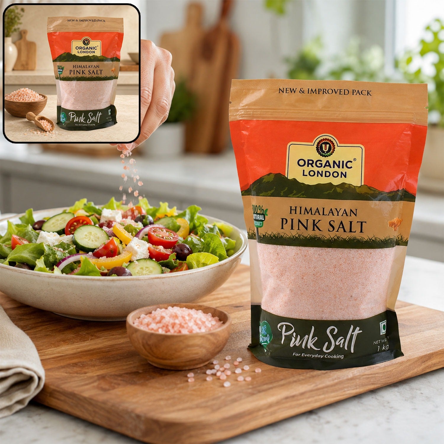 Himalayan Pink Salt – 1 Kg Mineral Rich Organic Seasoning