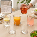 Plastic Glass Set – Durable 6-Piece Drinkware for Daily Use