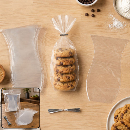 Clear Cookie Bags – Durable Transparent Treat Bags
