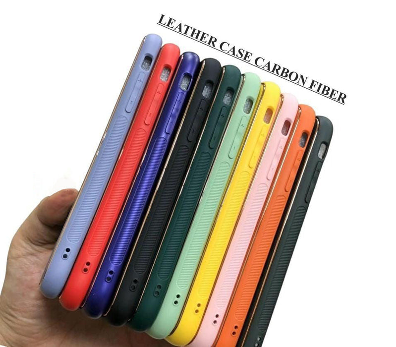 Texture Leather Hard Case For Redmi