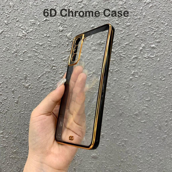 6D Golden Chrome Case For Samsung