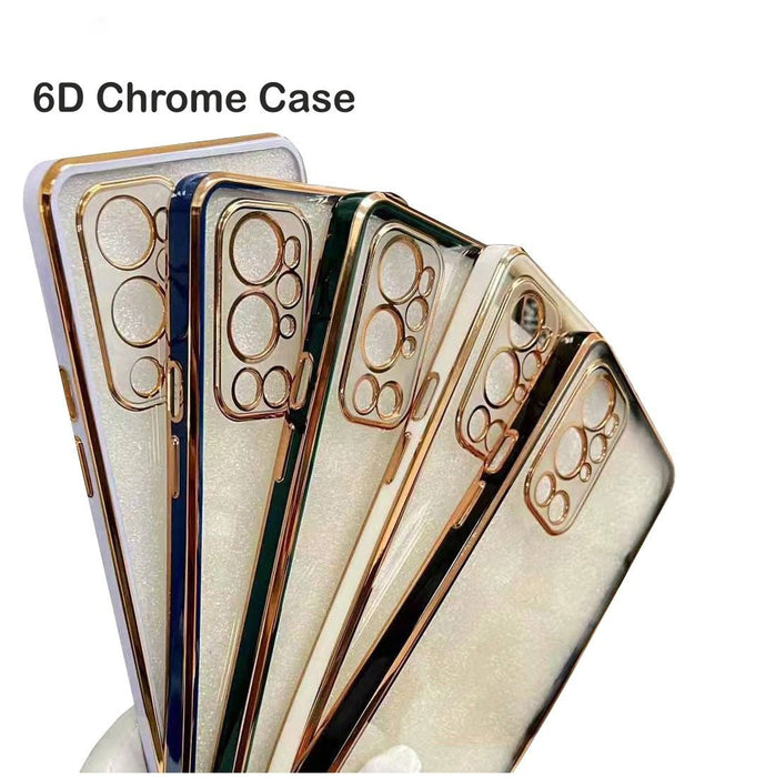 6D Golden Chrome Case For Oppo