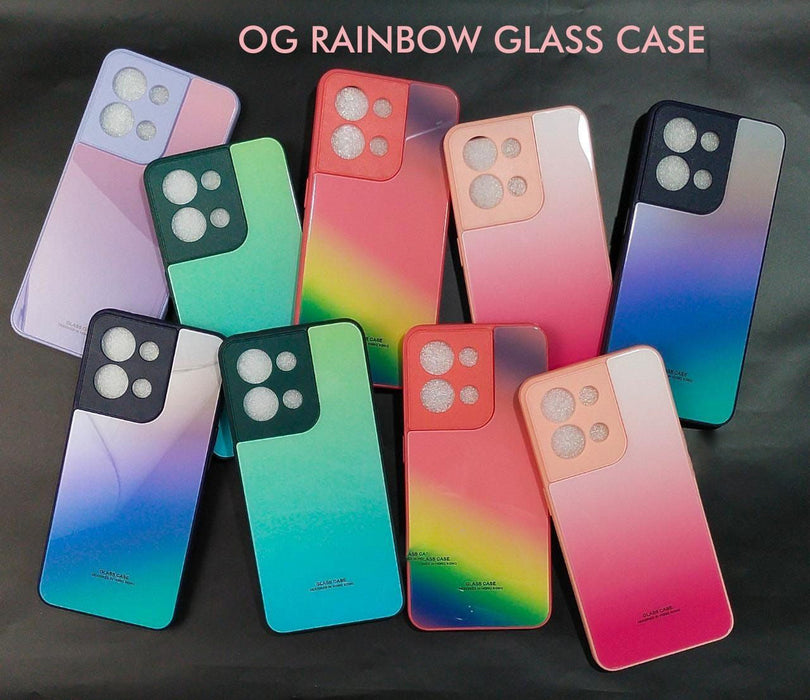 Rainbow Glass Hard Case For Iphone