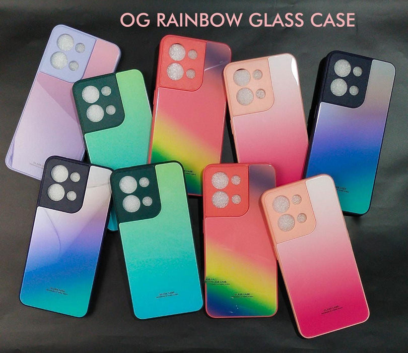 Rainbow Glass Hard Case For Redmi