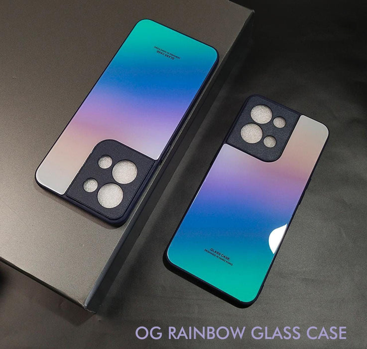 Rainbow Glass Hard Case For Oppo