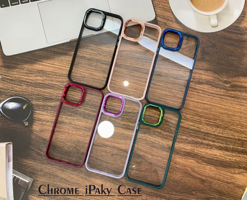 Chrome Clear Hard Protection Case For Oppo