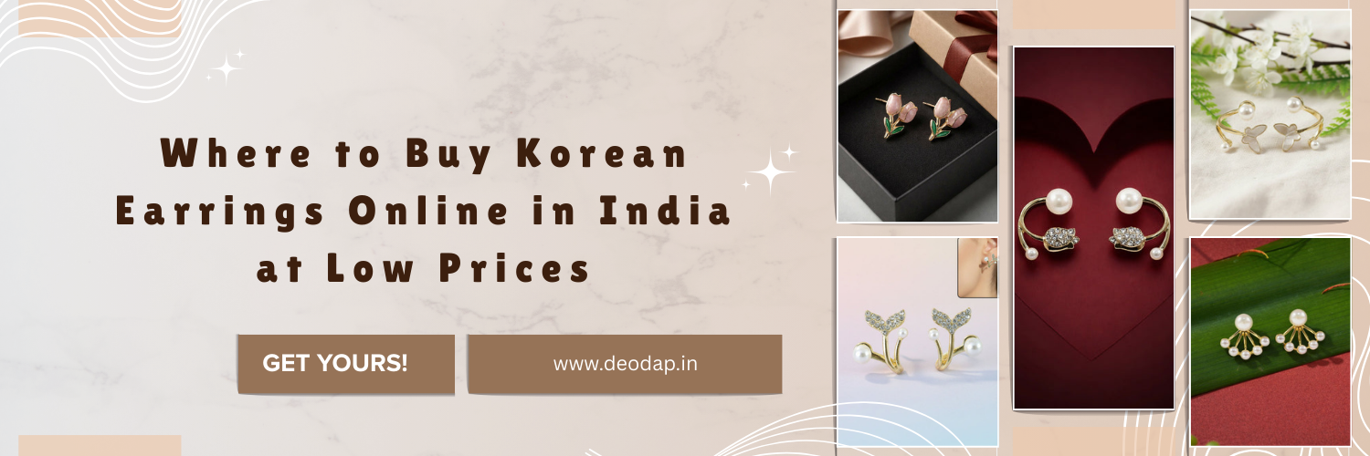 Where to Buy Korean Earrings Online in India at Low Prices