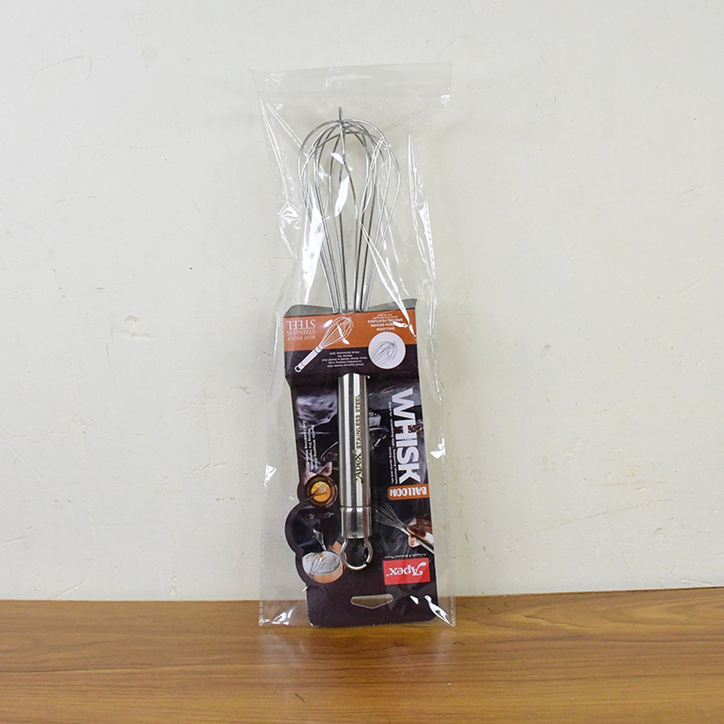 Apex Stainless Steel Large Hand Whisk (1 Pc)