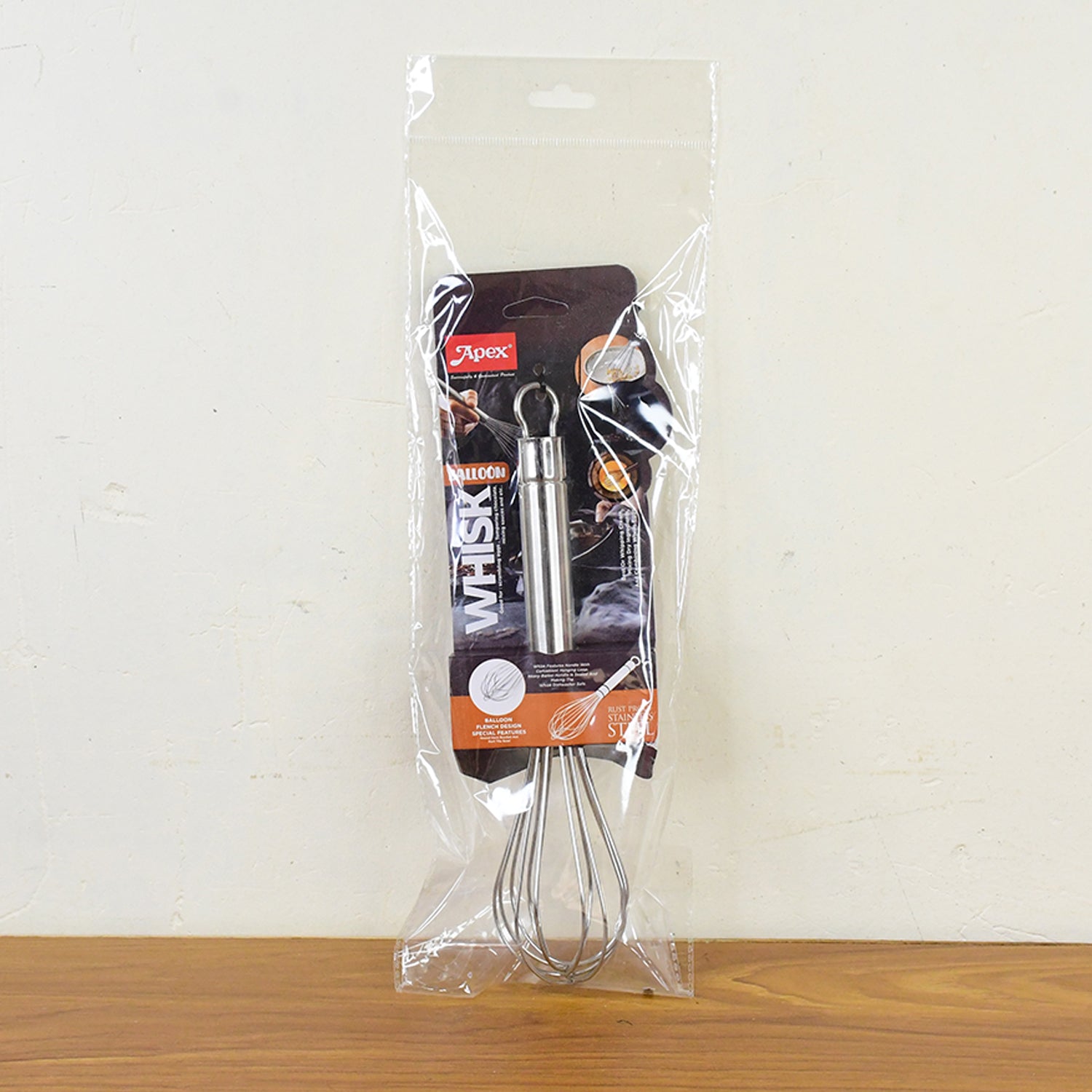 Apex Stainless Steel Small Hand Whisk (1 Pc)